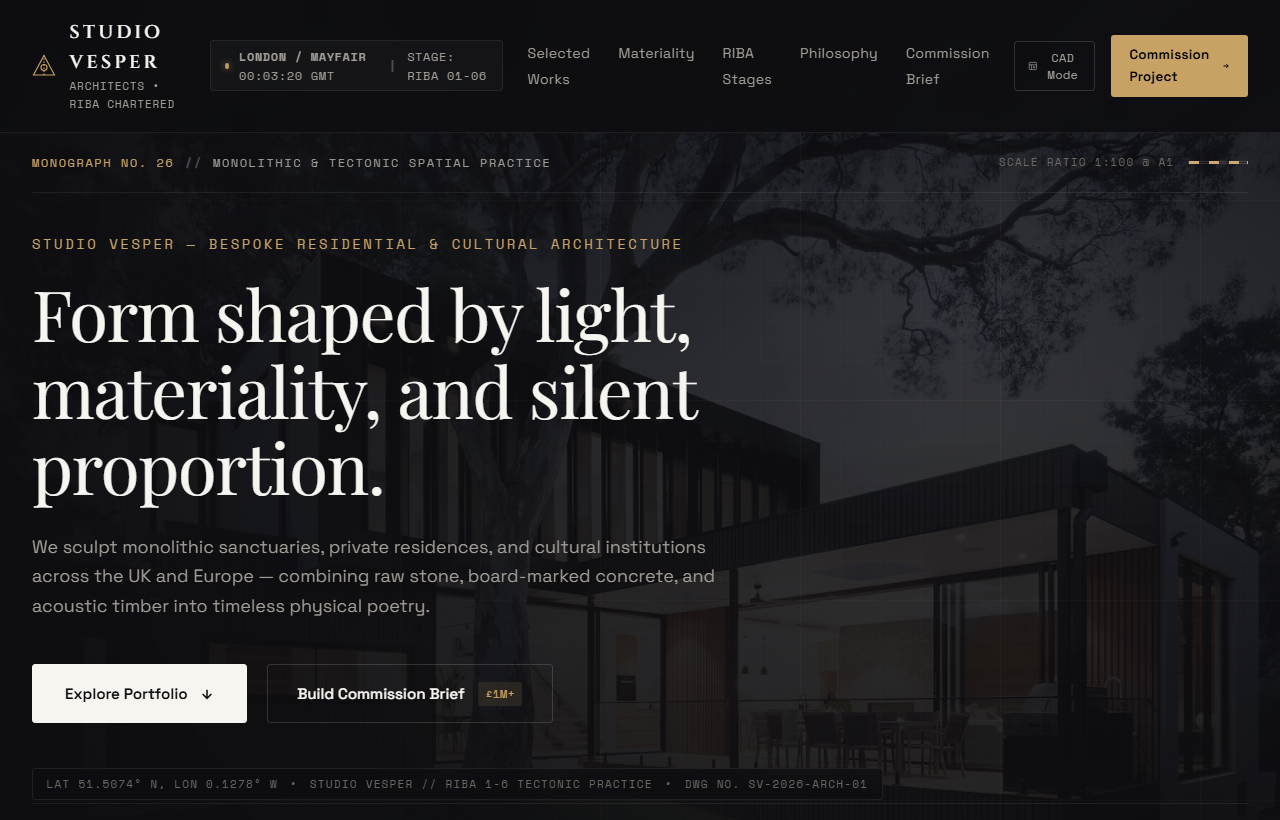Studio Vesper Architecture Showcase